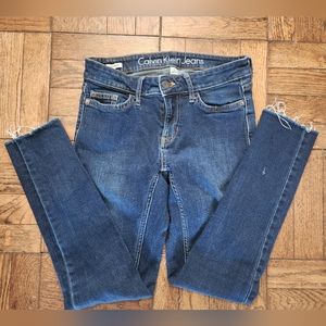 Calvin Klein Skinny Ankle Blue Denim Jeans Women's Size 2